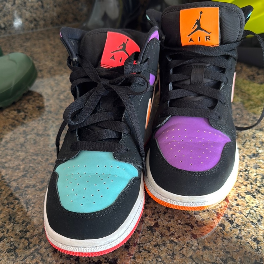 Air Jordan Multicolor High-Top Sneakers
